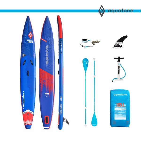 Aquatone Ocean Race Φουσκωτή Σανίδα SUP 14.0 – 426cm TS-621D - Σε 24 Άτοκες Δόσεις