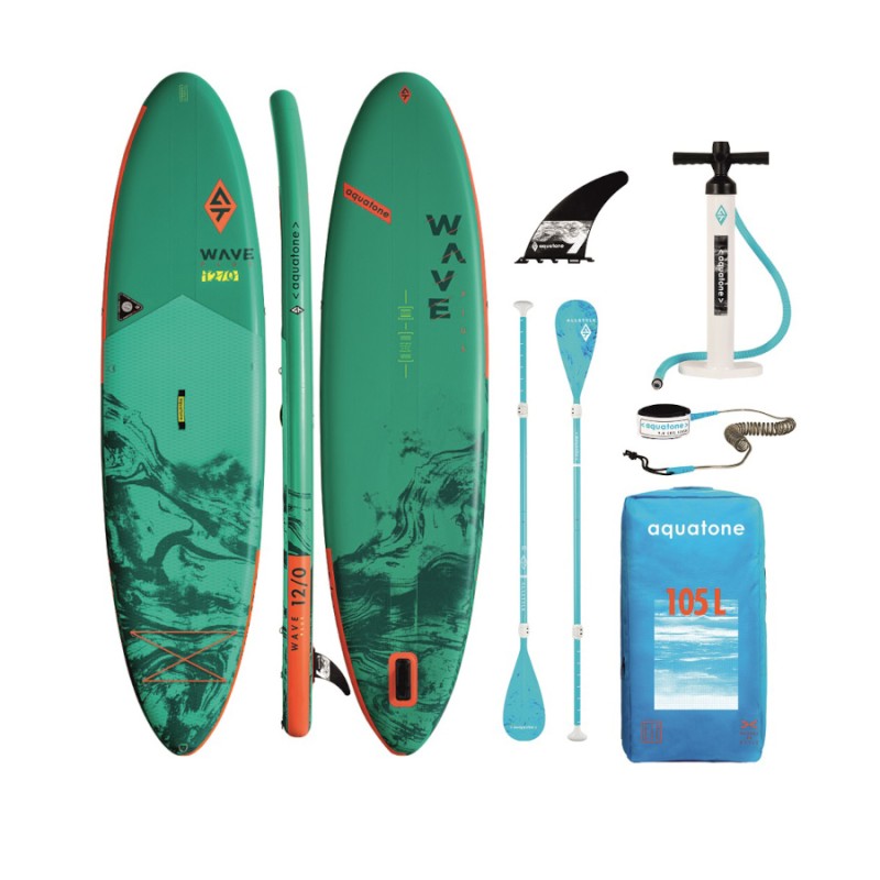 Aquatone Wave Φουσκωτή Σανίδα SUP 12.0 – 366cm TS-212 Σε 12 Άτοκες Δόσεις