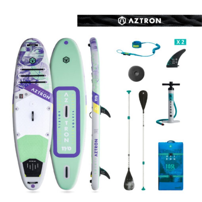 Aztron Soleil Φουσκωτή Σανίδα Windsurf/Kayak SUP 11.0  – 335cm AS-911D  Σε 24 Άτοκες Δόσεις