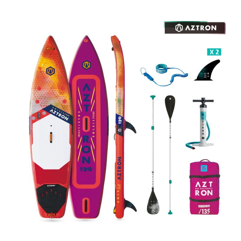 Aztron Soleil X-Treme Φουσκωτή Σανίδα Windsurf/Kayak SUP 12.0  – 366cm AS-902D Σε 24 Άτοκες Δόσεις