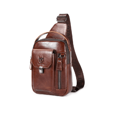 Δερμάτινο τσαντάκι body Bull Captain XB555 σκούρο καφέ Δερμάτινο τσαντάκι body Bull Captain XB555 σκούρο καφέ