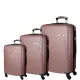 Βαλίτσες trolley (σέτ 3 τεμαχίων) Cardinal 2009 ροζ χρυσό