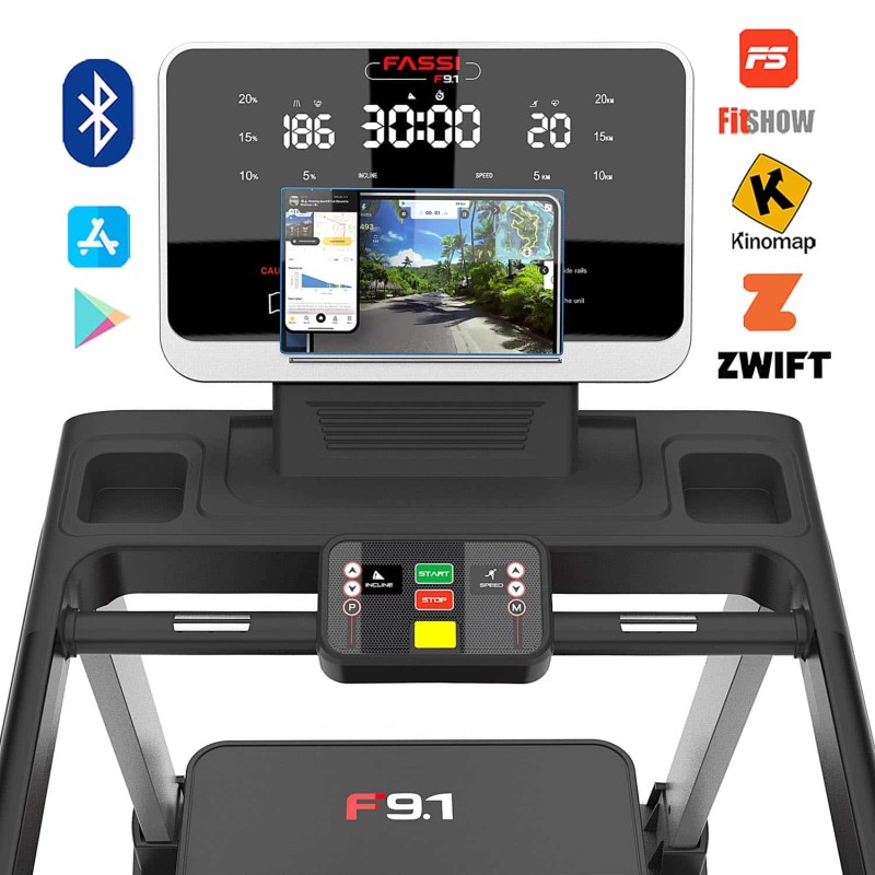 Fassi 9.1 Ηλεκτρικός Διάδρομος Γυμναστικής 3.5HP - Σε 12 Άτοκες Δόσεις