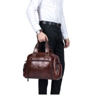 Δερμάτινος χαρτοφύλακας Bull Captain GWB-047 καφέ