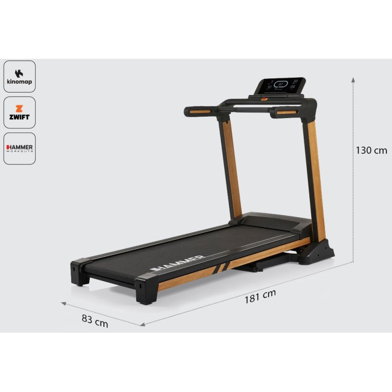 Hammer FlyRun 6.0 NorsK Διάδρομος Γυμναστικής 2.75HP - Σε 12 Άτοκες Δόσεις