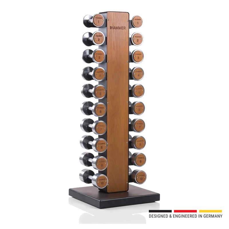 Hammer NorsK Σετ Κάθετη Βάση με Αλτήρες (1‑10kg) 398173441 - Σε 12 Άτοκες Δόσεις