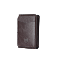 Δερμάτινο πορτοφόλι καρτοθήκη Bull Captain KB464 καφέ
