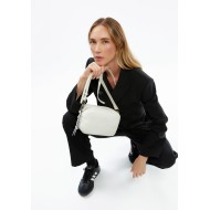 Γυναικεία Τσάντα Χιαστί Kalk KLABAG11-0343 άσπρο