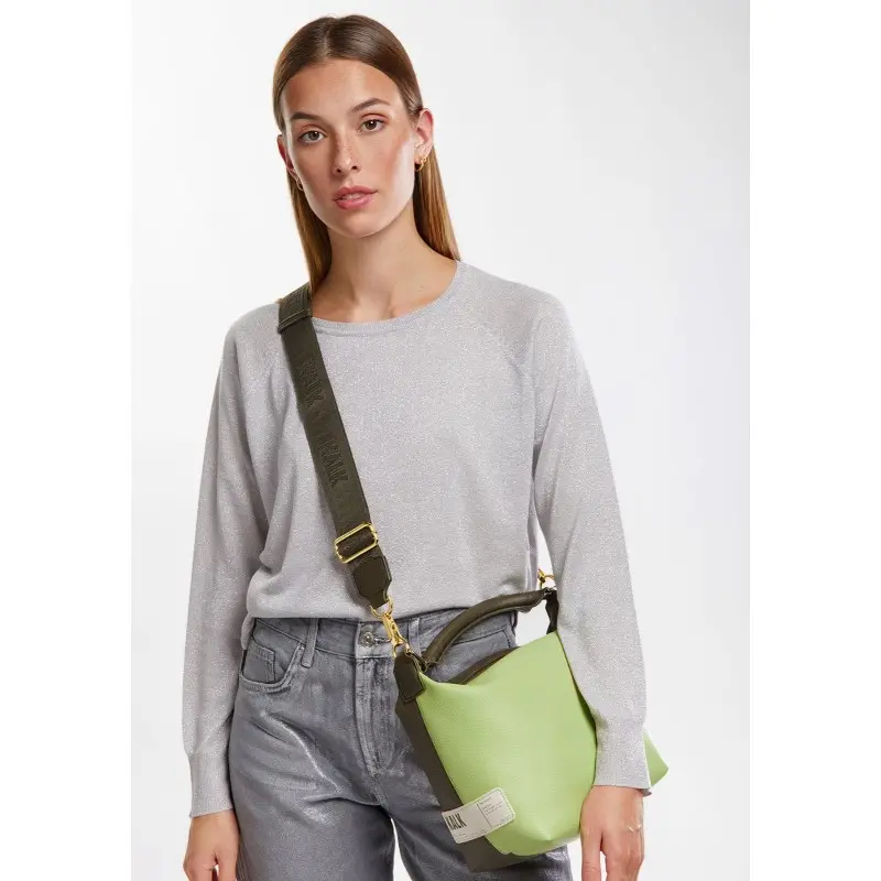 Γυναικεία Τσάντα Χιαστί/Χειρός Kalk KLBGCRO007 lime/dark green Γυναικεία Τσάντα Χιαστί/Χειρός Kalk KLBGCRO007 lime/dark green