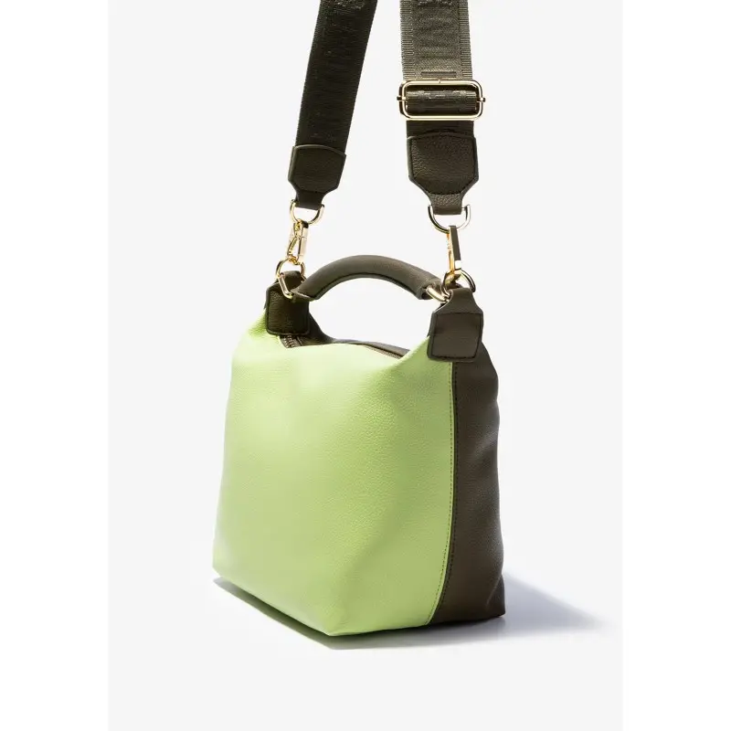 Γυναικεία Τσάντα Χιαστί/Χειρός Kalk KLBGCRO007 lime/dark green Γυναικεία Τσάντα Χιαστί/Χειρός Kalk KLBGCRO007 lime/dark green