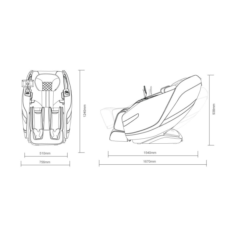 Life Care SL‑A365S‑2 by i‑Rest Πολυθρόνα Μασάζ - Σε 24 Άτοκες Δόσεις