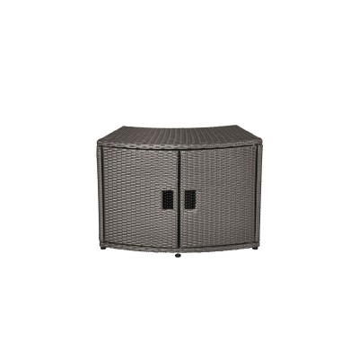 MSpa Wicker Cabinet Storage Unit – for round Spa 105811