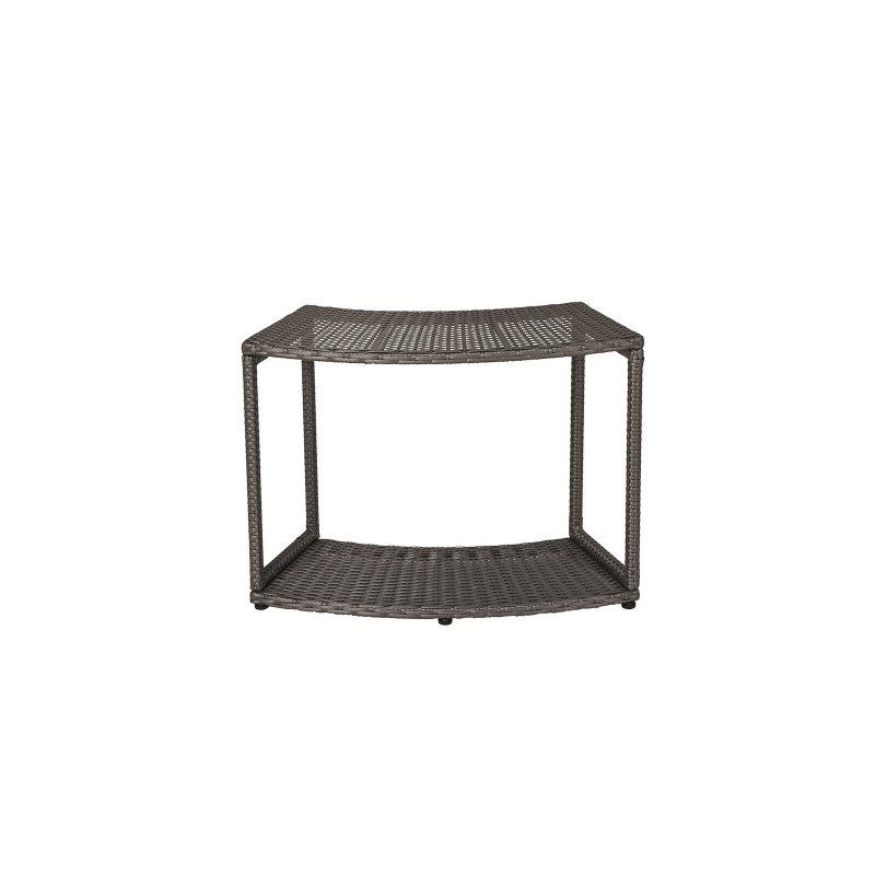 MSpa Wicker Open Storage Unit – for round Spa 105812