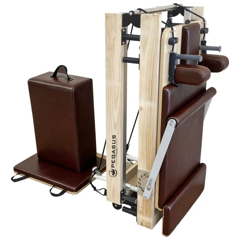 Pegasus Ημιεπαγγελματικό Κρεβάτι Pilates Reformer Oak Αναδιπλούμενο - Σε 12 Άτοκες Δόσεις