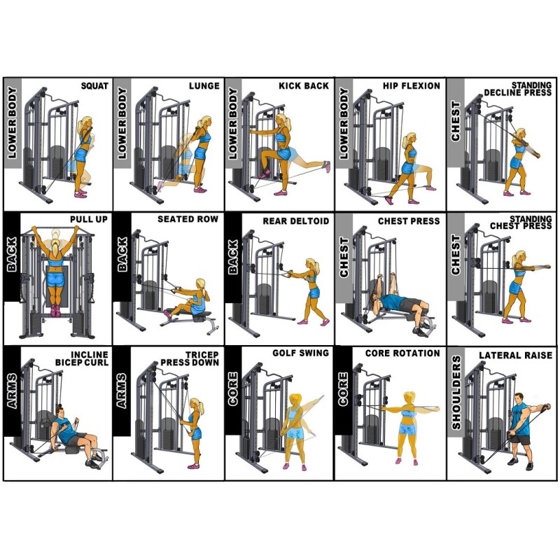 Pegasus Επαγγελματικό Functional Trainer Pro 327831221 - Σε 24 Άτοκες Δόσεις