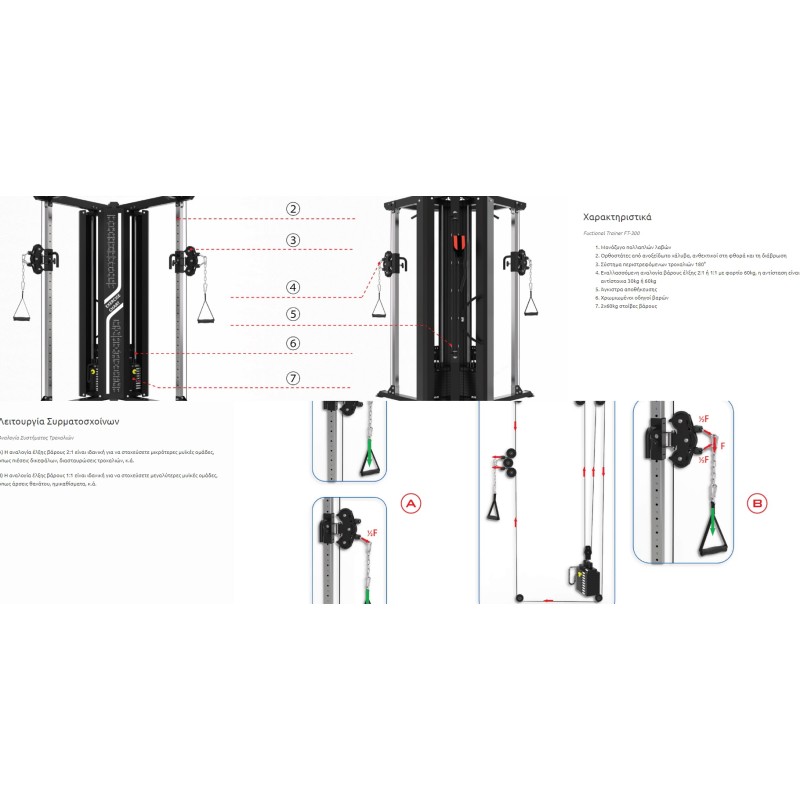 Pegasus Functional Trainer FT‑300 - Σε 24 Άτοκες Δόσεις