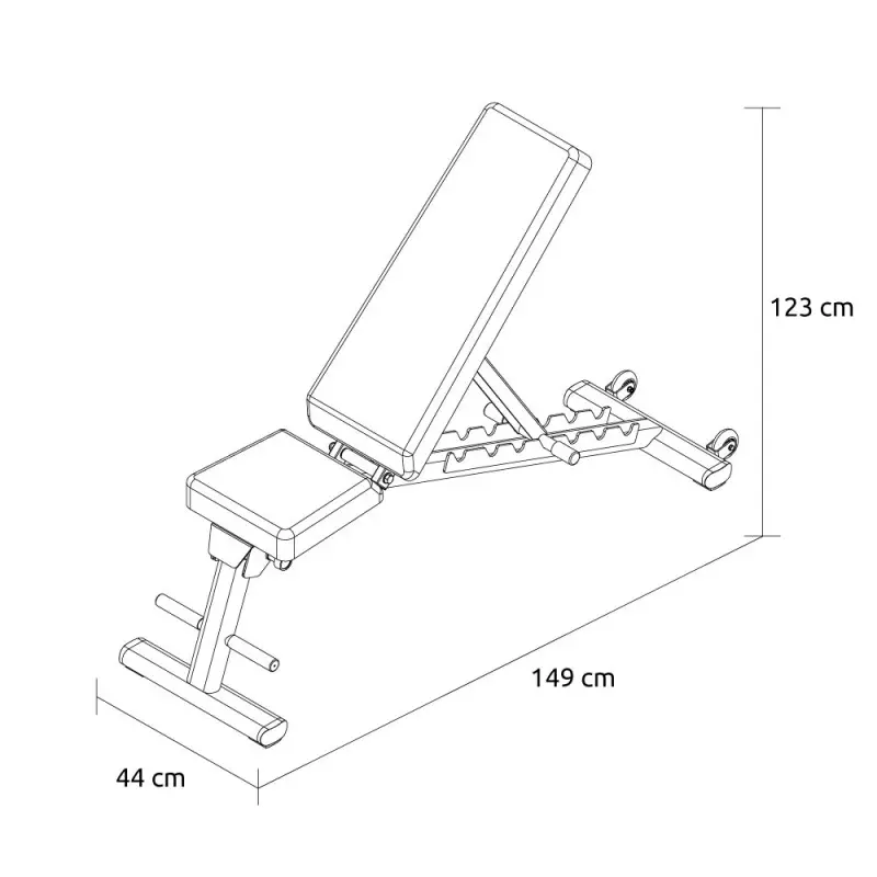 Pegasus PG-1104 Πτυσσόμενος Ρυθμιζόμενος Πάγκος - Σε 12 Άτοκες Δόσεις