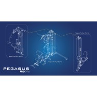 Pegasus Pro Gym 3 MT‑18504‑ABC Λ-645 Ημιεπαγγελματικό Πολυόργανο 3 Θέσεων - Σε 24 Άτοκες Δόσεις