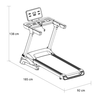 ProTred MR‑955 Ηλεκτρικός Διάδρομος Γυμναστικής 3.0HP - Σε 12 Άτοκες Δόσεις ProTred MR‑955 Ηλεκτρικός Διάδρομος Γυμναστικής 3.0HP - Σε 12 Άτοκες Δόσεις