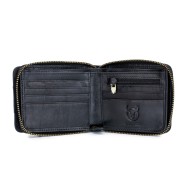 Δερμάτινο πορτοφόλι Bull Captain QB-025 μαύρο