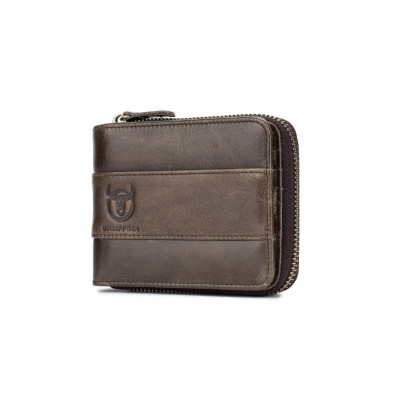 Δερμάτινο πορτοφόλι Bull Captain QB-025  καφέ