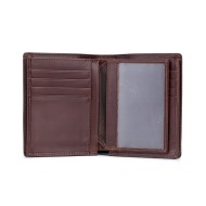 Δερμάτινο πορτοφόλι Bull Captain QB-027 καφέ
