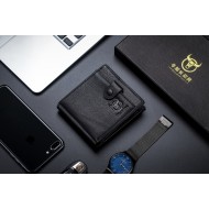 Δερμάτινο πορτοφόλι Bull Captain QB-H 038 μαύρο