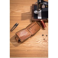 Δερμάτινο πορτοφόλι Bull Captain QB-231 καφέ ανοιχτό