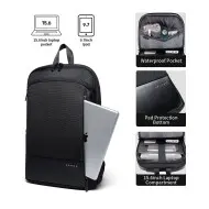 Σακίδιο πλάτης 20L Laptop 15,6” Bange 77115 μαύρο