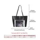 Δερμάτινη Γυναικεία Τσάντα Shopper ‘Ωμου Foxer 958V422F μαύρο