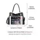 Δερμάτινη Γυναικεία Τσάντα Shopper ‘Ωμου Foxer 962061F μαύρο
