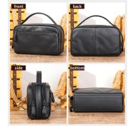 Δερμάτινο Ανδρικό νεσεσέρ Cardinal 7460 μαύρο