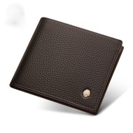 Δερμάτινο Ανδρικό πορτοφόλι Laorentou 328J004L σκούρο καφέ