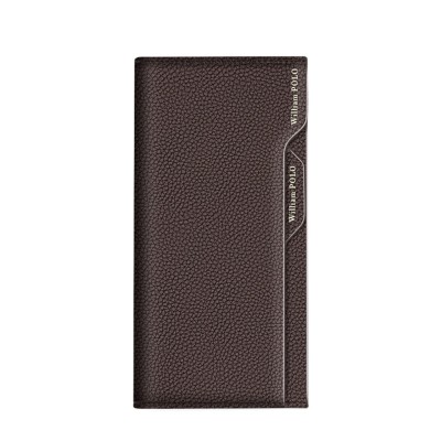Δερμάτινο Ανδρικό πορτοφόλι William Polo 195242 καφέ