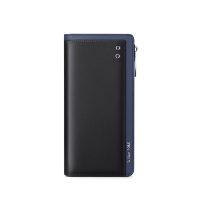 Δερμάτινο Ανδρικό πορτοφόλι William Polo 201499 μαύρο