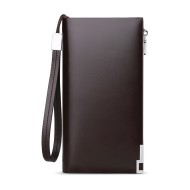 Δερμάτινο Ανδρικό πορτοφόλι William Polo 209 απαλό καφέ