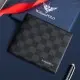 Δερμάτινο Ανδρικό πορτοφόλι William Polo 211552 μαύρο