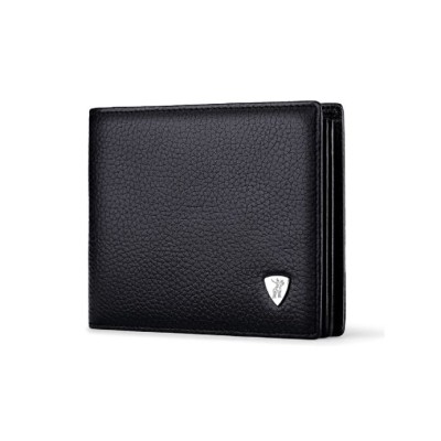 Δερμάτινο Ανδρικό πορτοφόλι William Polo 213 μαύρο