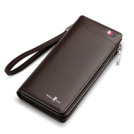 Δερμάτινο Ανδρικό πορτοφόλι William Polo 301 καφέ