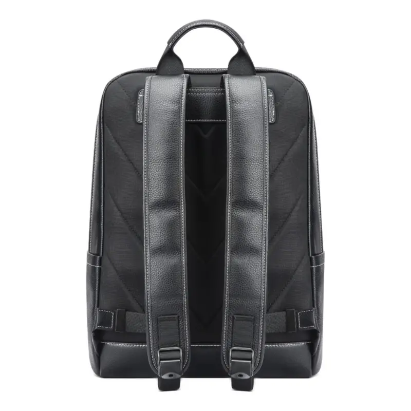 Δερμάτινο Σακίδιο πλάτης Αντικλεπτικό 24L Laptop 15,6” Bopai 61-121671A μαύρο