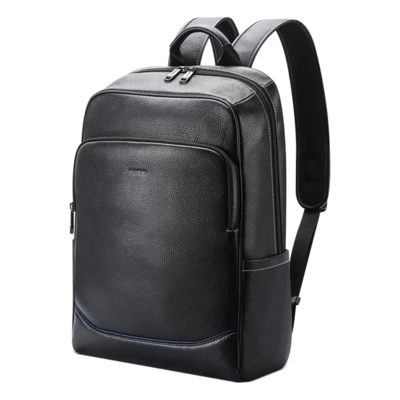 Δερμάτινο Σακίδιο πλάτης Αντικλεπτικό 24L Laptop 15,6” Bopai 61-121671A μαύρο