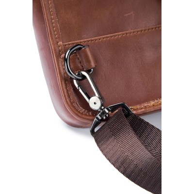 Δερμάτινο τσαντάκι body Bull Captain XB 06 καφέ