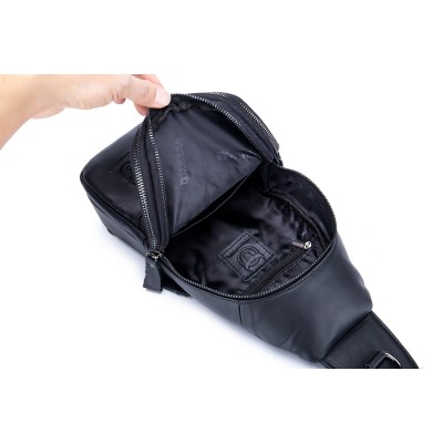 Δερμάτινο τσαντάκι body Bull Captain XB 126 μαύρο