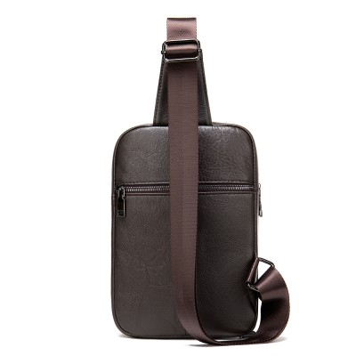 Δερμάτινο τσαντάκι crossbody Cardinal 8696 καφέ Δερμάτινο τσαντάκι crossbody Cardinal 8696 καφέ