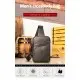 Δερμάτινο τσαντάκι crossbody Cardinal 8696 καφέ Δερμάτινο τσαντάκι crossbody Cardinal 8696 καφέ