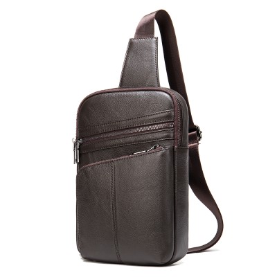 Δερμάτινο τσαντάκι crossbody Cardinal 8696 καφέ Δερμάτινο τσαντάκι crossbody Cardinal 8696 καφέ