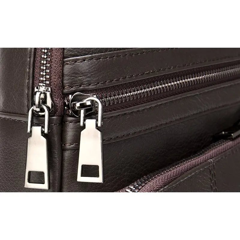 Δερμάτινο τσαντάκι crossbody Cardinal 8696 καφέ Δερμάτινο τσαντάκι crossbody Cardinal 8696 καφέ