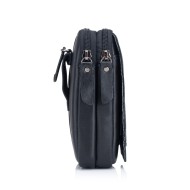 Δερμάτινο τσαντάκι μέσης Bull Captain YB012 μαύρο