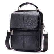 Δερμάτινο τσαντάκι ώμου Cardinal 6037 black