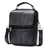 Δερμάτινο τσαντάκι ώμου Cardinal 6037 black
